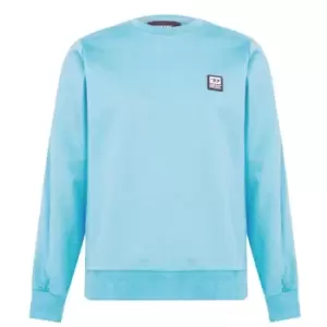 Image of Diesel D Logo Crew Sweatshirt - Blue