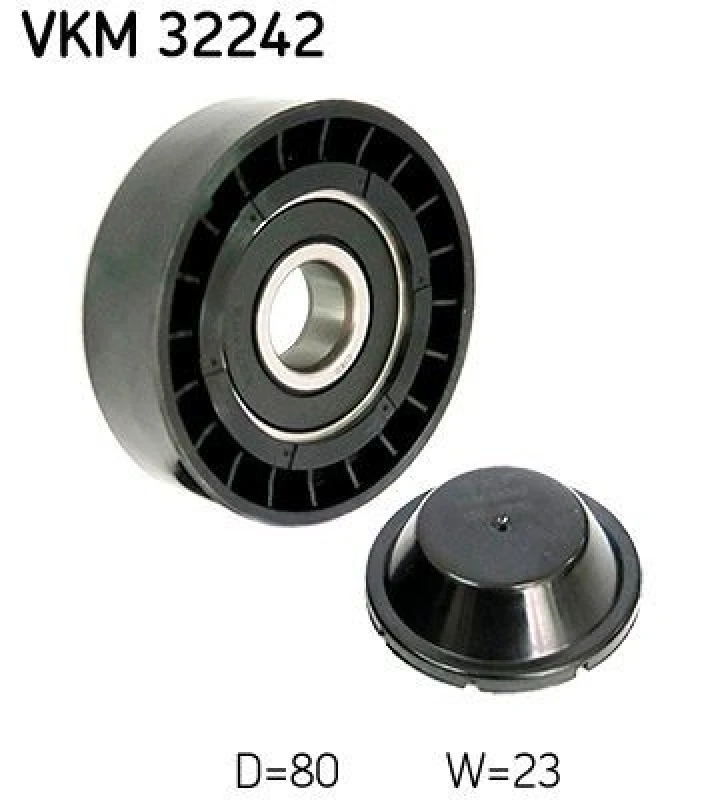 Image of SKF Deflection / guide pulley, V-ribbed belt SKF VKM 32242