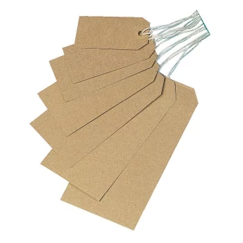 Image of Strung Tags Size 5 120X60 MM Buff (Box-1000) - Avon