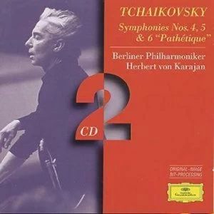Image of SYMPHONIES NOS45 & 6 Pathetique by Pyotr Il'yich Tchaikovsky CD Album