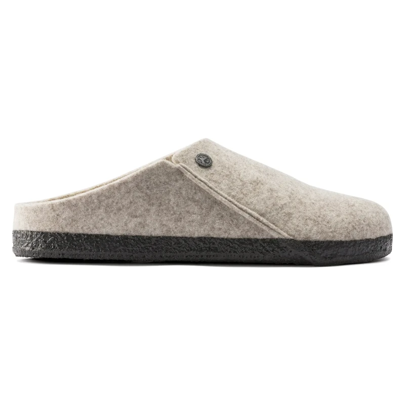 Image of Birkenstock Slippers Birkenstock Zermatt Felt Jaune Unisex 40 Etroit