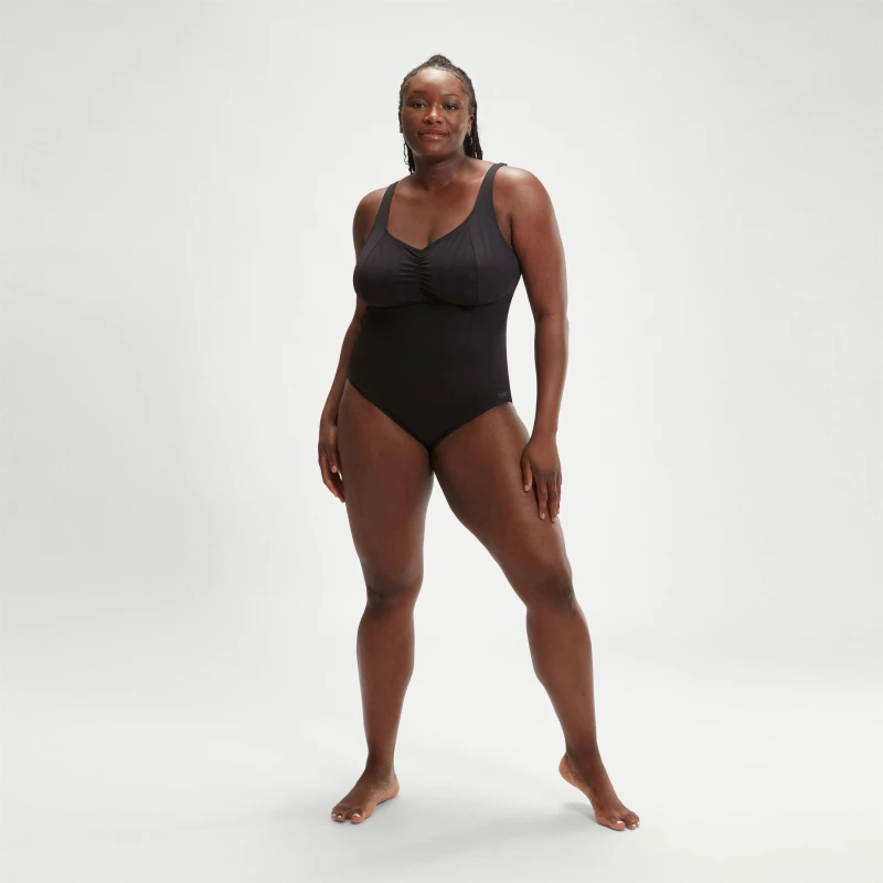 Image of Speedo Womens Shaping AquaNite 1 Piece (+) - Black 42