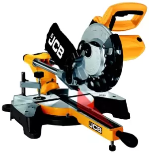 Image of Jcb 1500W 240V 210mm Corded Sliding Mitre Saw Jcb-Ms210-Sb