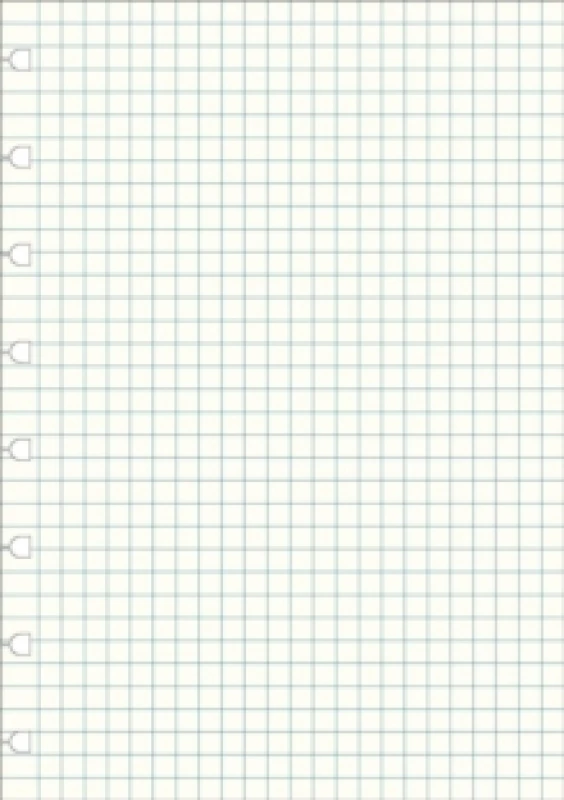 Image of Filofax A5 Notebook refill - squared paper white Organizer