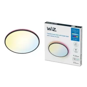 Image of WiZ Aura Smart LED Ceiling Light Black