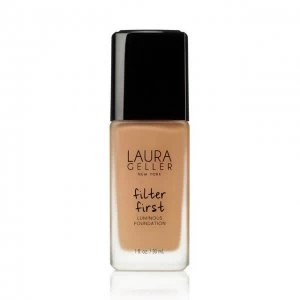 image of Laura geller 'Filter First' Luminous Liquid Foundation 30ml - Chestnut