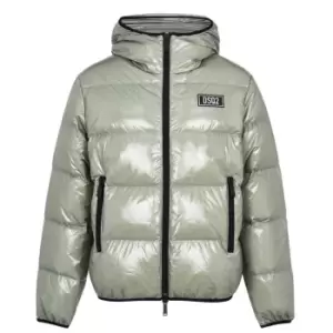 Image of DSQUARED2 Shiny Padded Jacket - Grey