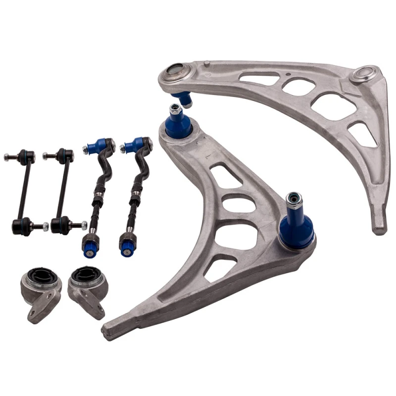 Image of MaXpeedingrods Wishbone Suspension Control Arm Kit compatible for BMW E46 3 Series Z4 E85 Front Lower suspension arms