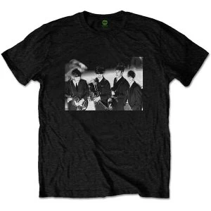 Image of The Beatles - Smiles Photo Mens Large T-Shirt - Black