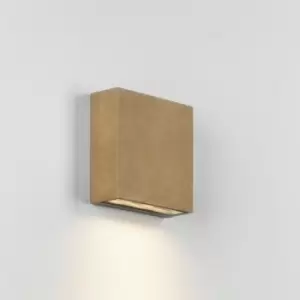 Image of Astro Elis LED Outdoor Coastal Wall Light Solid Brass IP54