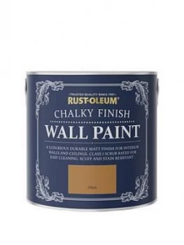 Image of Rust-Oleum Chalky Finish 2.5-Litre Wall Paint ; Dijon