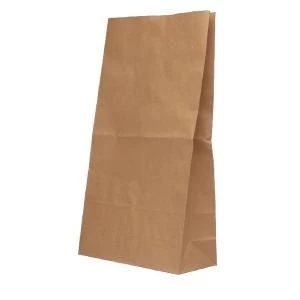 Image of Paper Bag 215x305x387mm Brown Pack of 125 302168