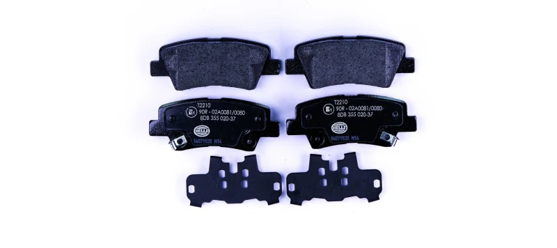 Image of HELLA Brake pad set HELLA 8DB 355 020-371