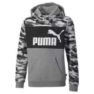 image of Puma Camo Hoodie Junior - Black