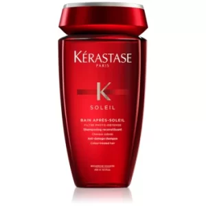 image of Kerastase Soleil Bain Apres-Soleil Shampoo for the Regeneration of Dyed Hair Exposed to Sun, Salt and Chlorine Water 250ml