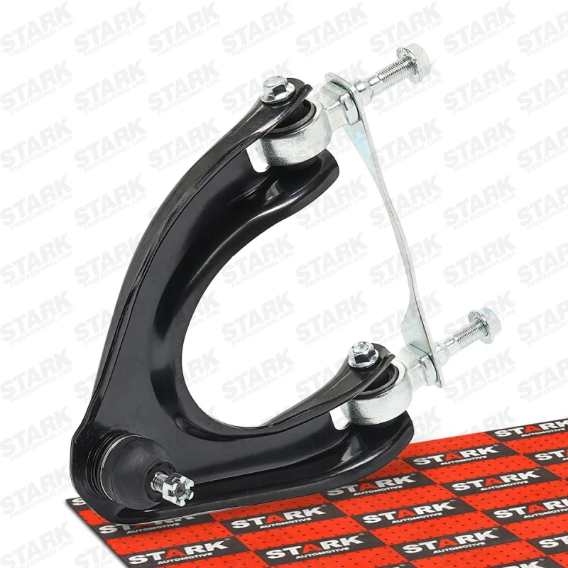 Image of STARK SKCA-0050281 Suspension arm Control Arm, Sheet Steel, Upper, with rubber mount Sheet Steel Track Control Arm (273)