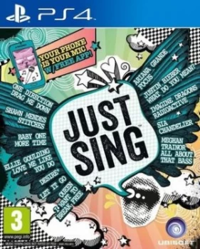 Image of Just Sing PS4 Game