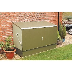 Image of Rowlinson Steel Multi Bike Store Without Floor Green 6 x 3 ft