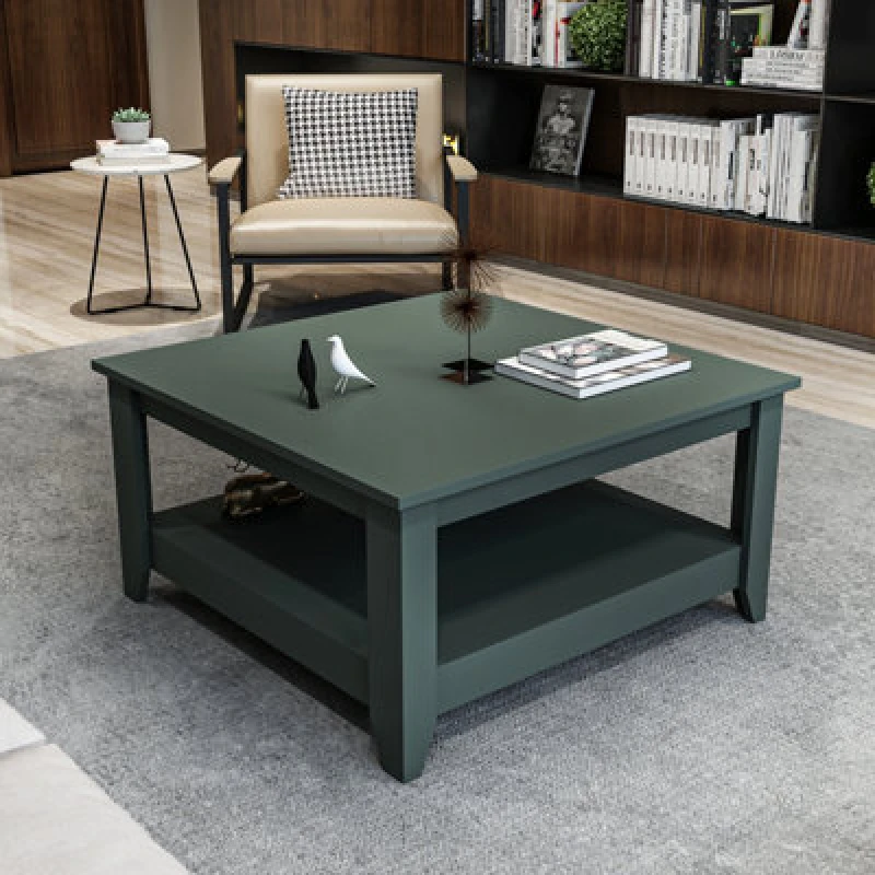 Image of Decorotika Lea 90 Cm Square Coffee Table Silva