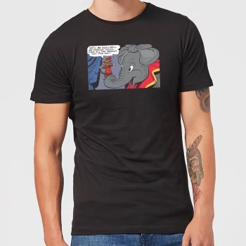 Image of Disney Dumbo Rich and Famous Mens T-Shirt - Black - 4XL - Black