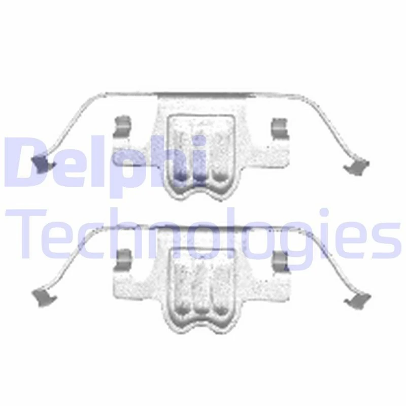 Image of DELPHI Brake pad fitting kit DELPHI LX0406