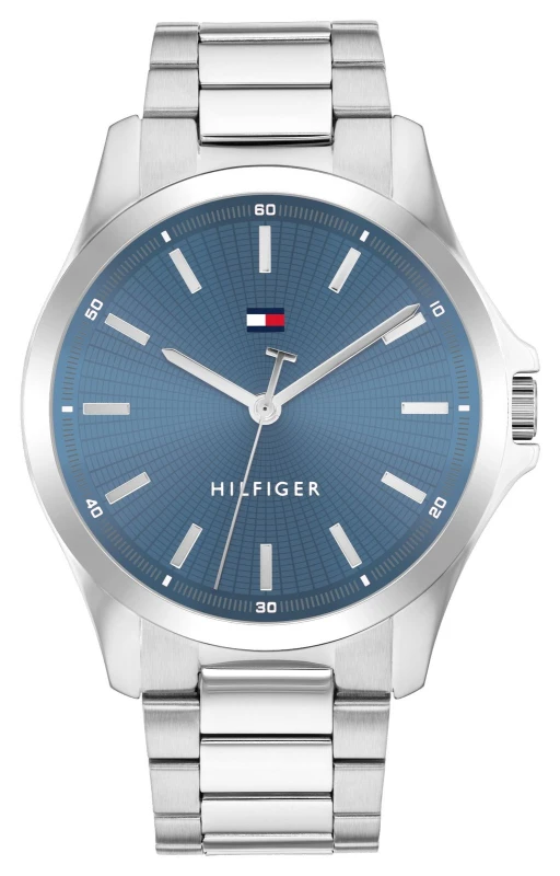 Image of Tommy Hilfiger 1710670 Bruce (43mm) Light Blue Dial / Watch
