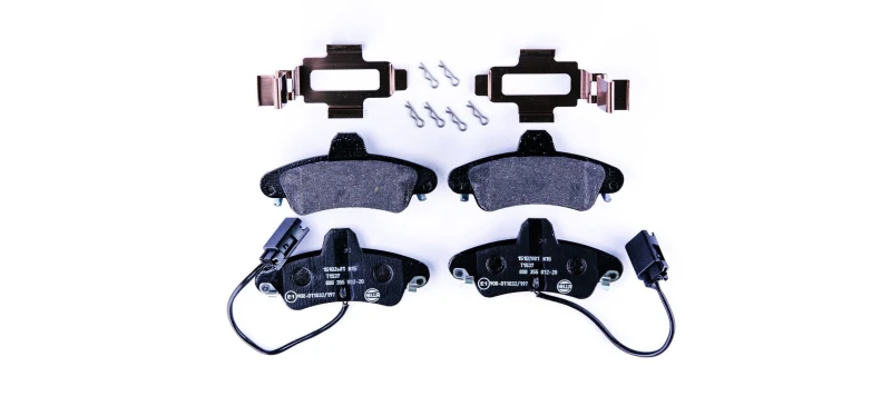 Image of HELLA Brake pad set HELLA 8DB 355 012-201