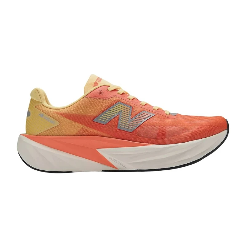 Image of New Balance FuelCell Rebel v5 Orange SS26 shoes, Size 42 - EUR