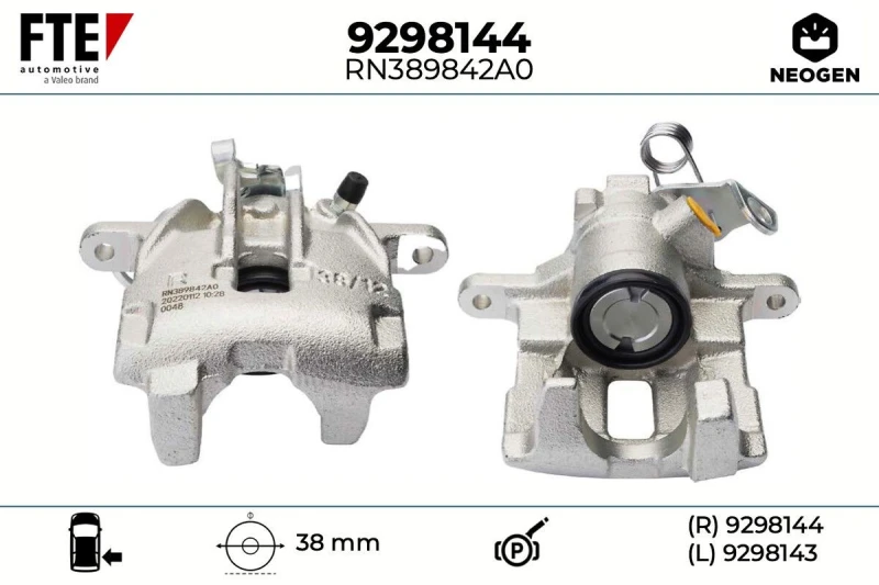 Image of Brake caliper FTE 9298144