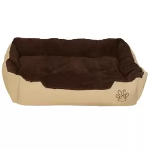 image of Tectake Dog Bed Foxi Made of Polyester - 80 x 110cm