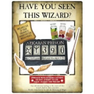 Image of Harry Potter Gold Wanted Selfie Frame Poster with Props