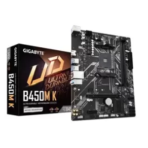 Image of Gigabyte B450M K (rev. 1.0) AMD B450 Socket AM4 micro ATX