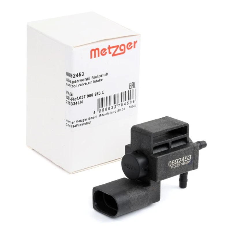 Image of METZGER 0892453 Control Valve, air intake GREENPARTS Control Valve,air intake (1305)
