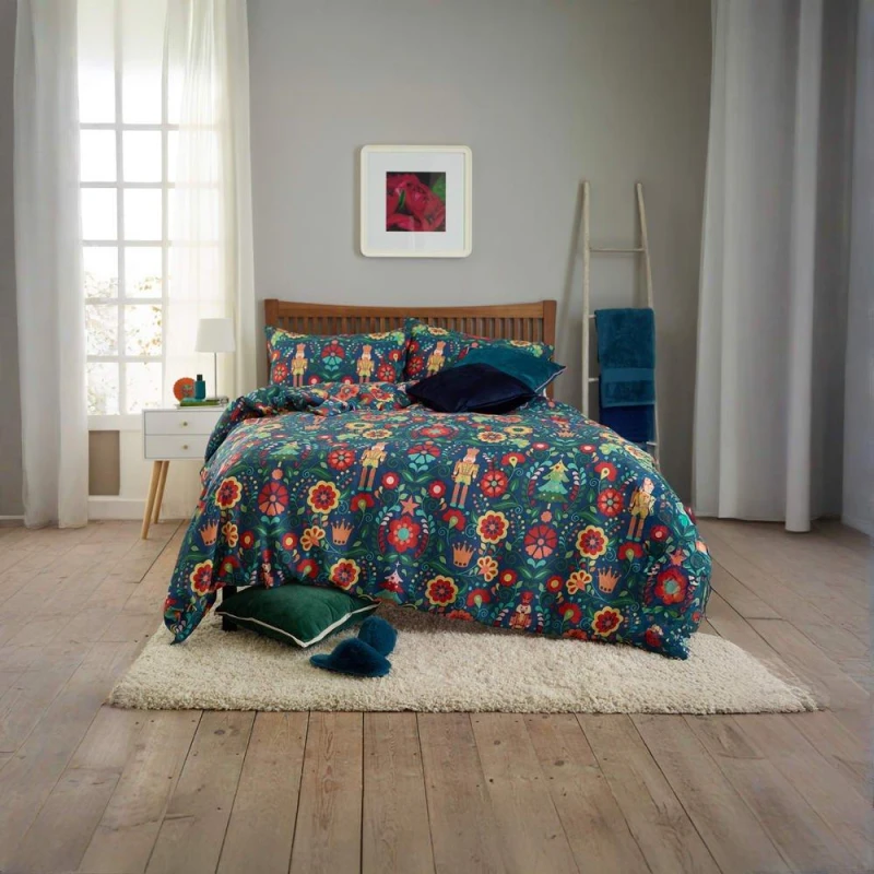 Image of Deyongs Folkloric Duvet Cover Nutcracker unisex Double