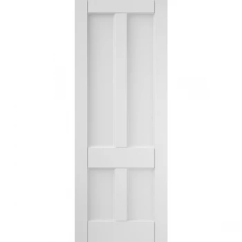 image of JELD-WEN Curated Deco 4 Panel White Primed Internal Door - 1981mm x 686mm (78 inch x 27 inch)