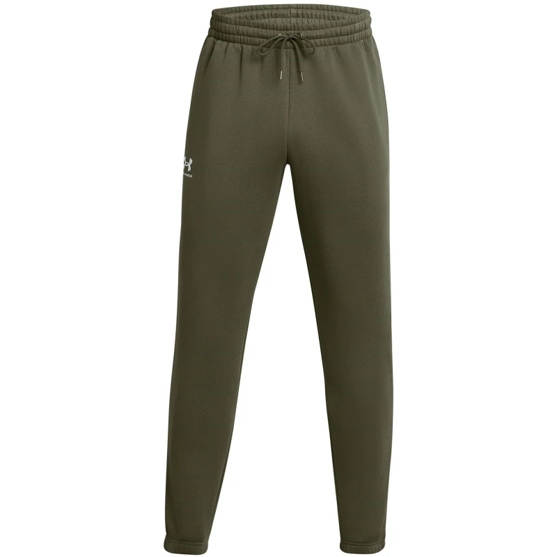 Image of Under Armour Mens Icon Taping Closed Hem Fleece Joggers Marine OD Green male M