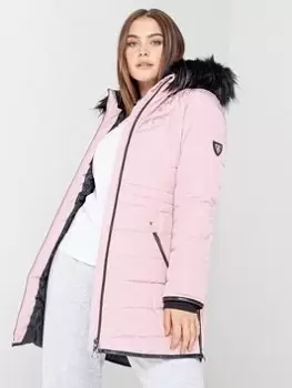 Image of Dare 2b Striking II Waterproof Jacket - Pink, Size 20, Women
