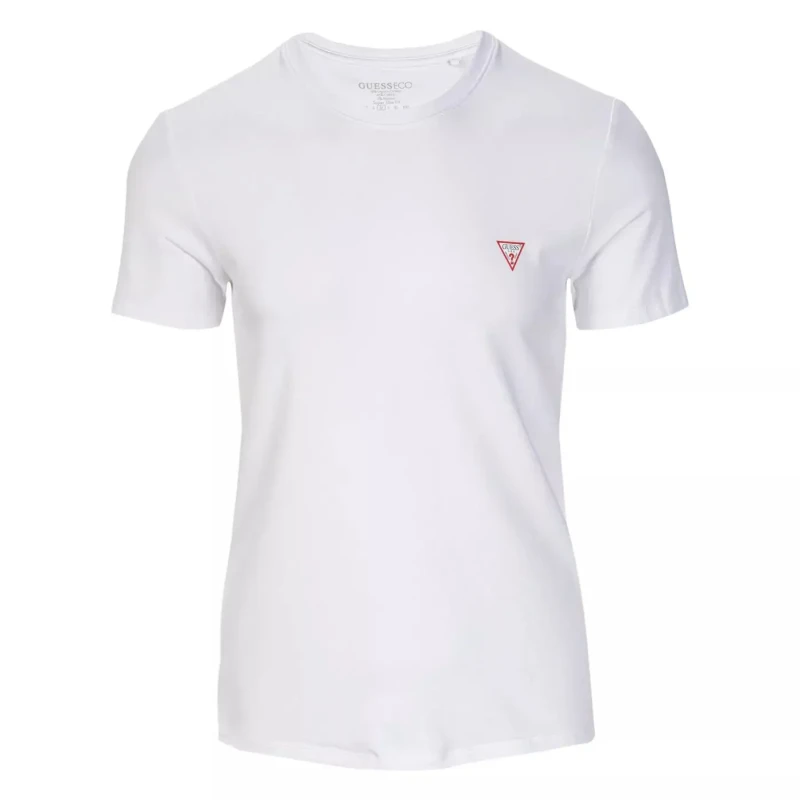 Image of Guess Round neck T-Shirt Guess Core STR Blanc Male M