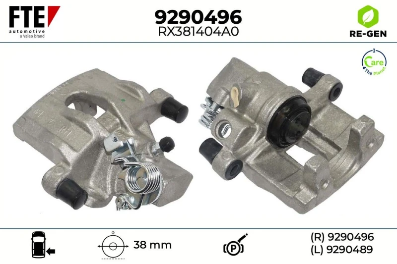 Image of Brake caliper FTE 9290496