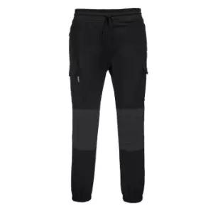 Image of Portwest Adults Unisex KX3 Flexi Trousers (3XL) (Black)