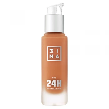 Image of 3INA Makeup The 24H Foundation 30ml (Various Shades) - 663 Dark Brown Beige