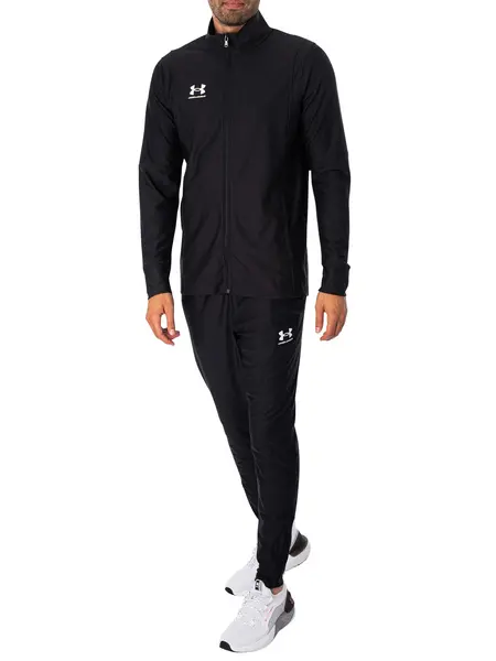 Image of Under Armour Logo Tracksuit Black/White XL