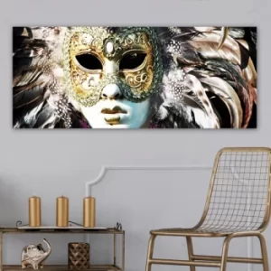 Image of YTYMASK02_50120 Multicolor Decorative Canvas Painting