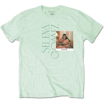 Image of Selena Gomez - Polaroid Unisex Large T-Shirt - Green
