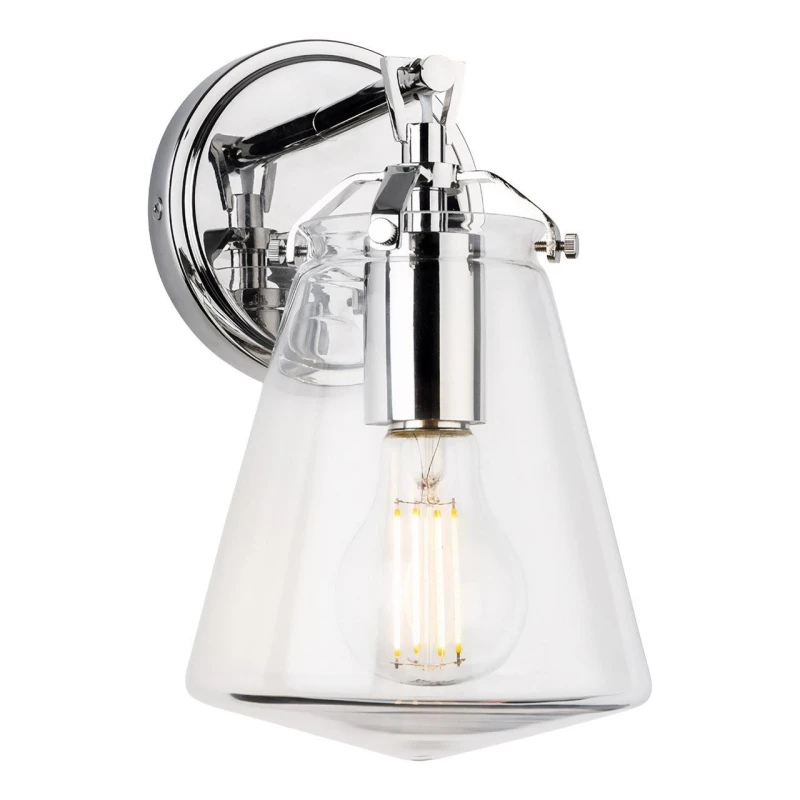 Image of Firstlight Milos Wall Wall Light Clear in Chrome