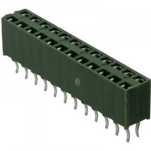 Image of TE Connectivity 1 215307 0 Receptacles standard AMPMODU HV 100 Total number of pins 20 Contact spacing 2.54mm