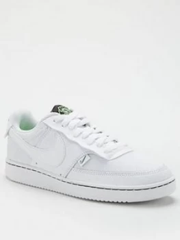 Image of Nike Court Vision Low Premium - White