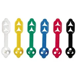 Image of Button Clasp Fastener DUO Assorted Colours Pack of 125