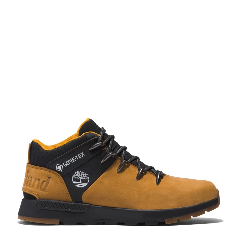 Image of Timberland Womens Sprint Trekker Mid Lace-Up Waterproof Rugged Boots Wheat/Nubuck female 8 (42)