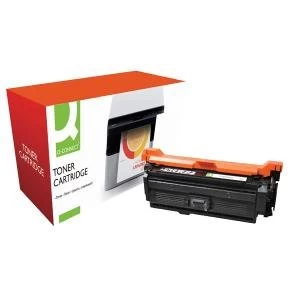 image of Q-Connect HP 652A Black Laser Toner Ink Cartridge